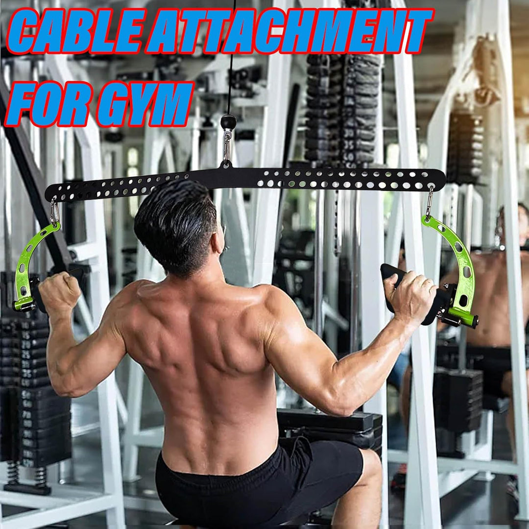 KORIKAHM Multi-Grip LAT Pull Down Bar für Home Gym Fitness, Spreizplatte LAT Pulldown Aufsätze für P