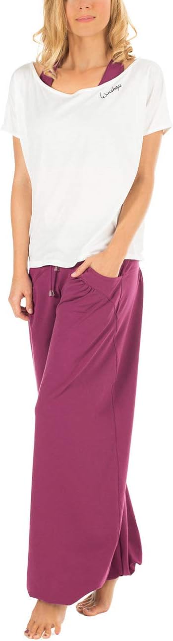 WINSHAPE Damen Trainingshose Dance Fitness Freizeit Sport S Extra Lang Berry-love, S Extra Lang Berr