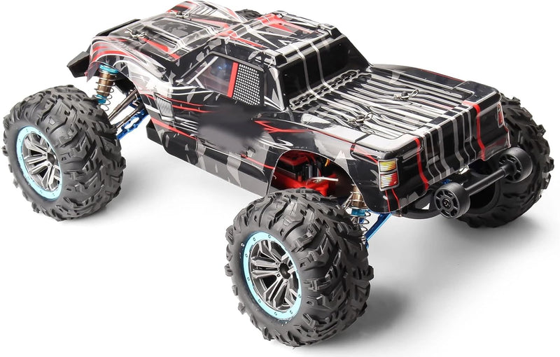 Amewi 22569 Crusher Monstertruck brushless 4WD 1:10 80km/h RTR, Schwarz-rot