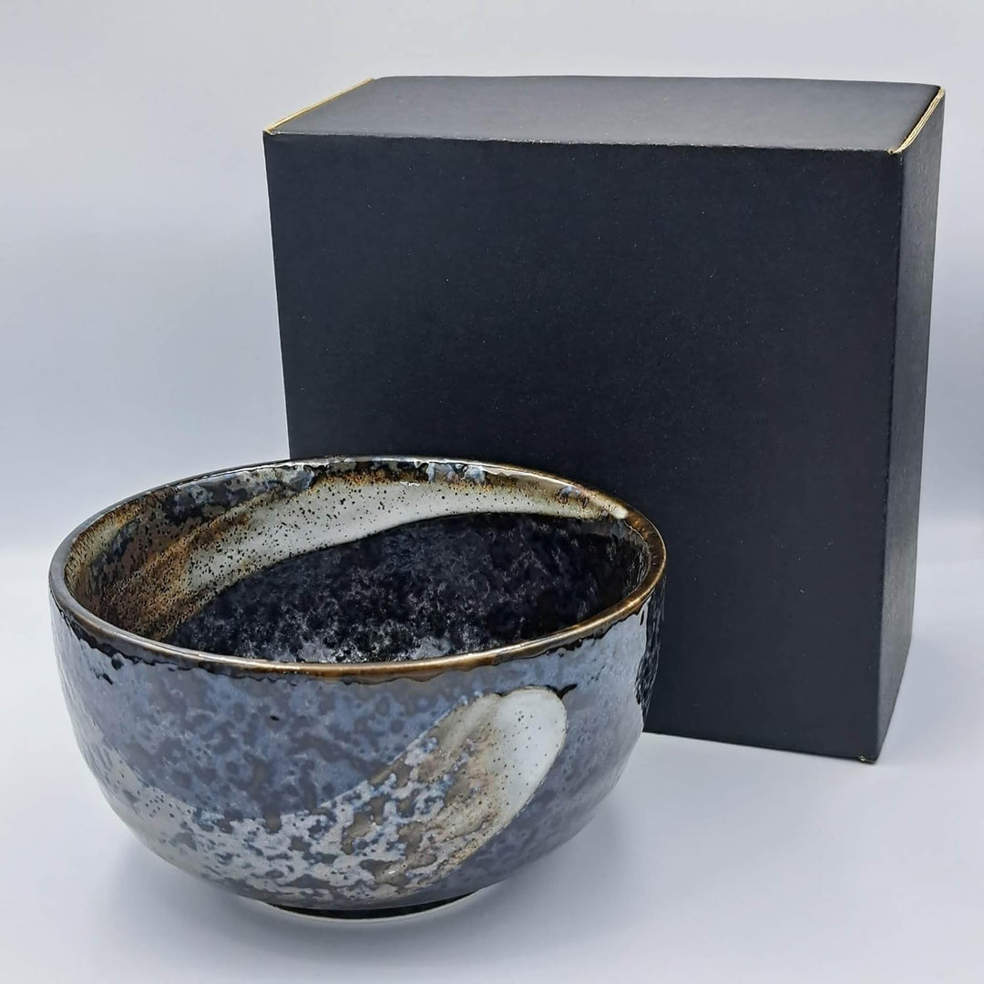 Original japanische Matcha Schale Chawan Hikaru aus Keramik zur japanischen Tee-Zeremonie Matcha Zub