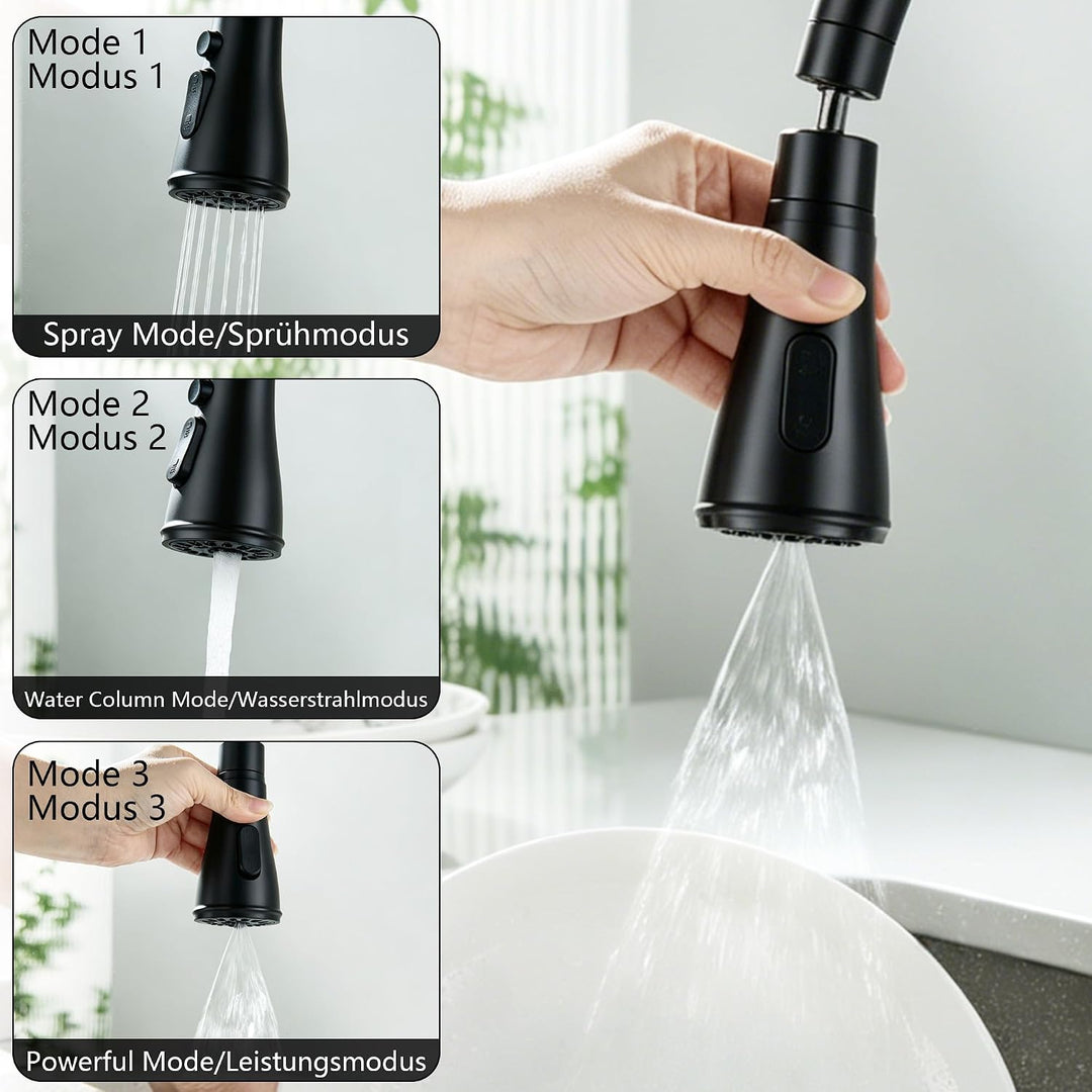Kaltwasser-Wasserhahn, SUS304 Edelstahl für Küchenspüle, hoher Bogen, Einhandgriff, nur Kaltwasserha