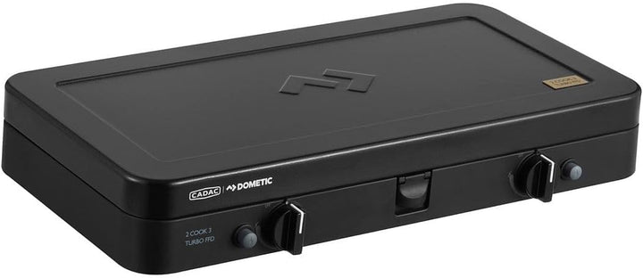 CADAC - 2 Cook 3 Turbo Deluxe - Plastik - Stahl - Aluminium - Gas Barbecue - Camping Grill - Schwarz