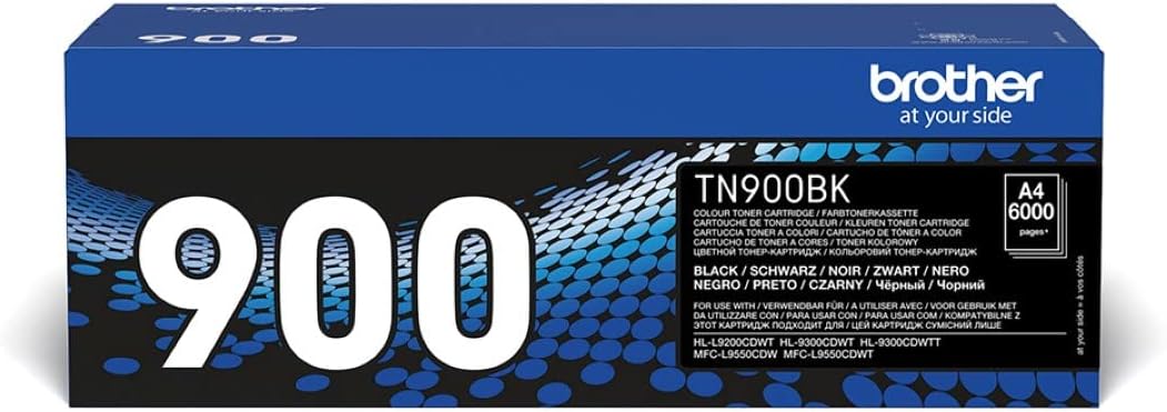 Brother Original Super-Jumbo-Tonerkassette TN-900BK schwarz (für Brother HL-L9200CDWT, HL-L9300CDWTT