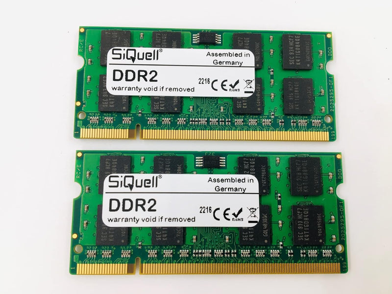 8GB Kit (2x4GB) RAM Arbeitsspeicher kompatibel mit Acer Aspire 7736 Serie (DDR2) (PC2-6400S)