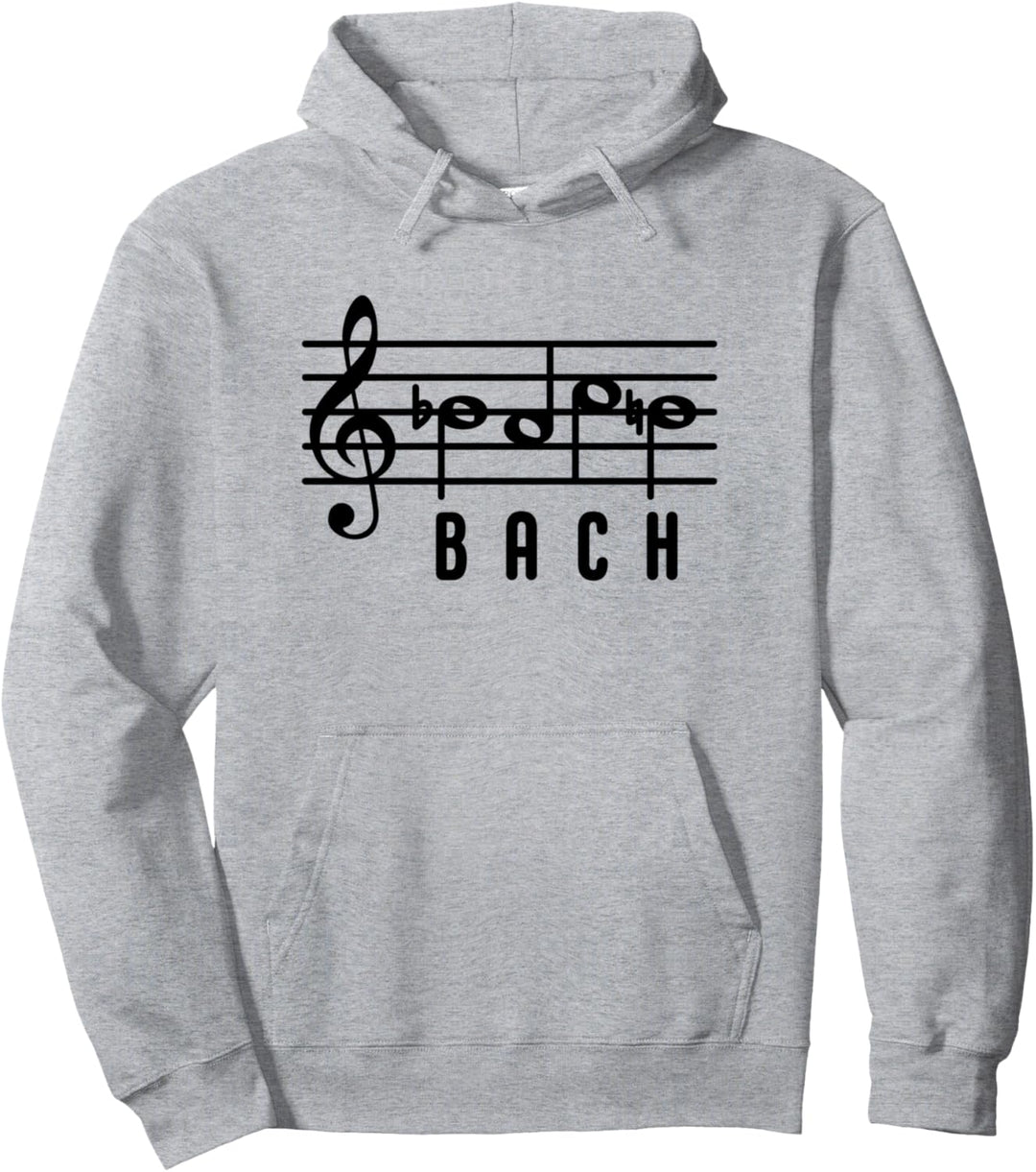 Johann Sebastian Bach "B-A-C-H" Noten Geschenk für Musiker Pullover Hoodie