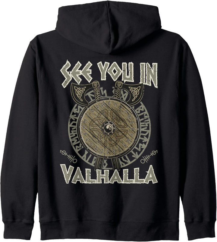 See You In Valhalla Viking Vikings Kapuzenjacke