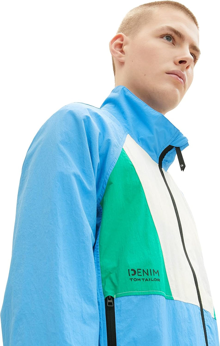 TOM TAILOR Denim Herren Relaxed Windbreaker Jacke, S