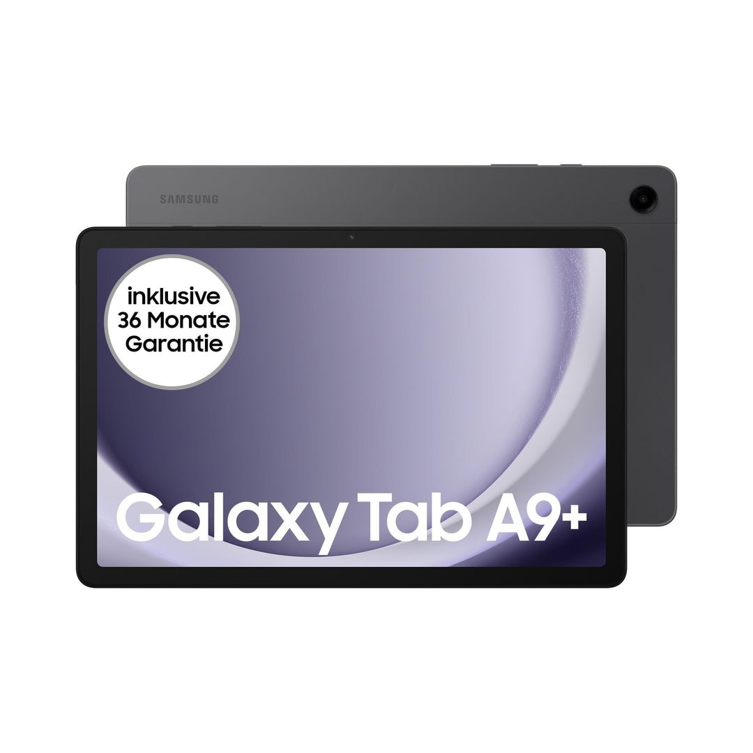 Samsung Galaxy Tab A9+ WiFi Android-Tablet, 128 GB Speicherplatz, Grosses Display, 3D-Sound, Simlock