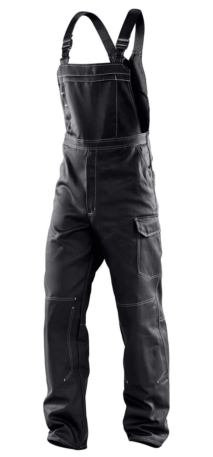 KÜBLER Workwear KÜBLER ORGANIQ Arbeits-Latzhose schwarz 64 Schwarz, 64 Schwarz
