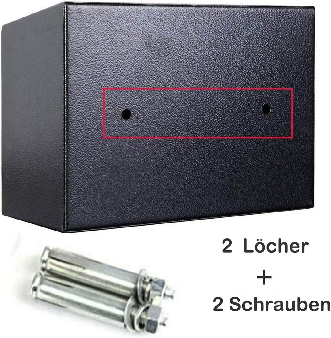 Tresor 4,6 l elektronische Kombination kleine Elektrogeräte Möbeltresor, Kleiner Tresor, Safe, Schra