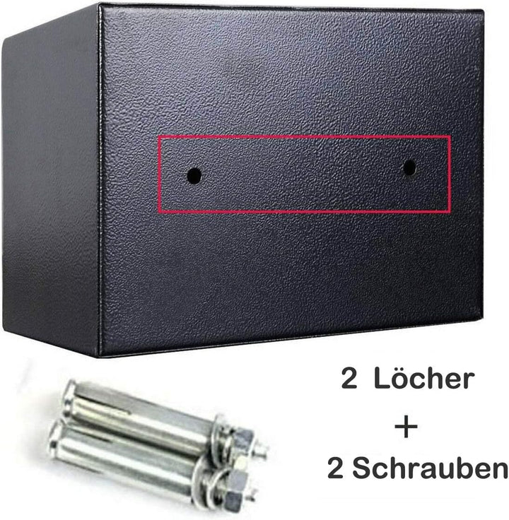 Tresor 4,6 l elektronische Kombination kleine Elektrogeräte Möbeltresor, Kleiner Tresor, Safe, Schra