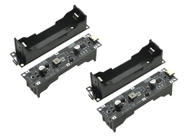 2 Stück Micro USB 5V USV unterbrechungsfreie Stromversorgung 18650 Lithium-Batterieladegerät