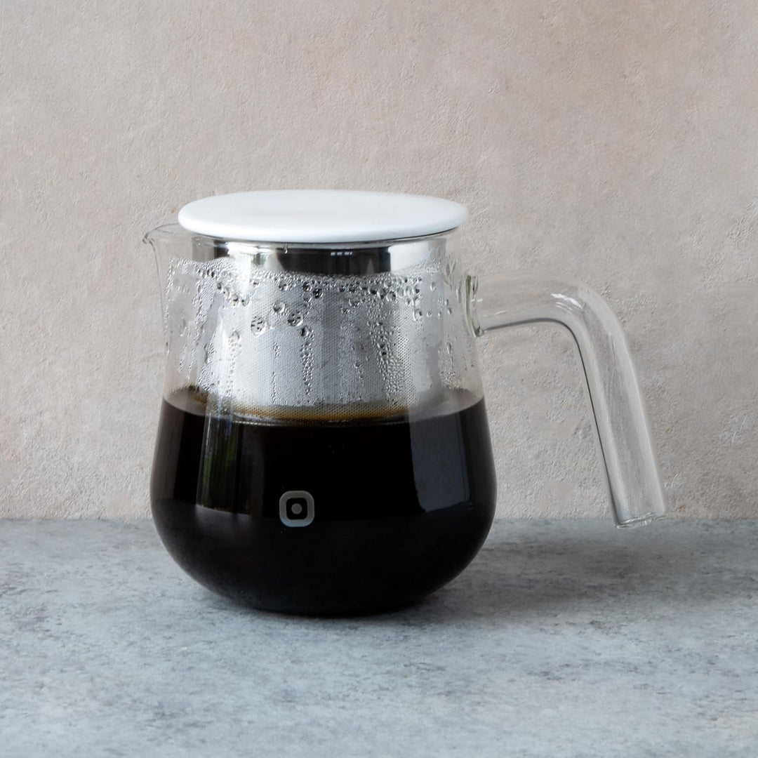 Carl Henkel - ARCA X-Tract Brew Kaffee Dauerfilter 0,5 l mit klarem Griff - Kaffeebereiter für 2-3 T