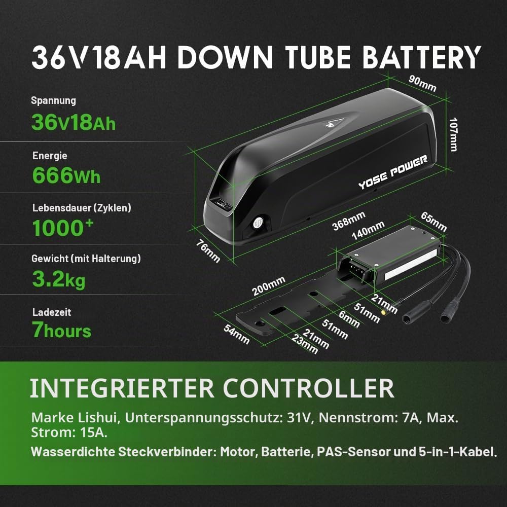 YOSE POWER Ebike Kit 36V250W 26&