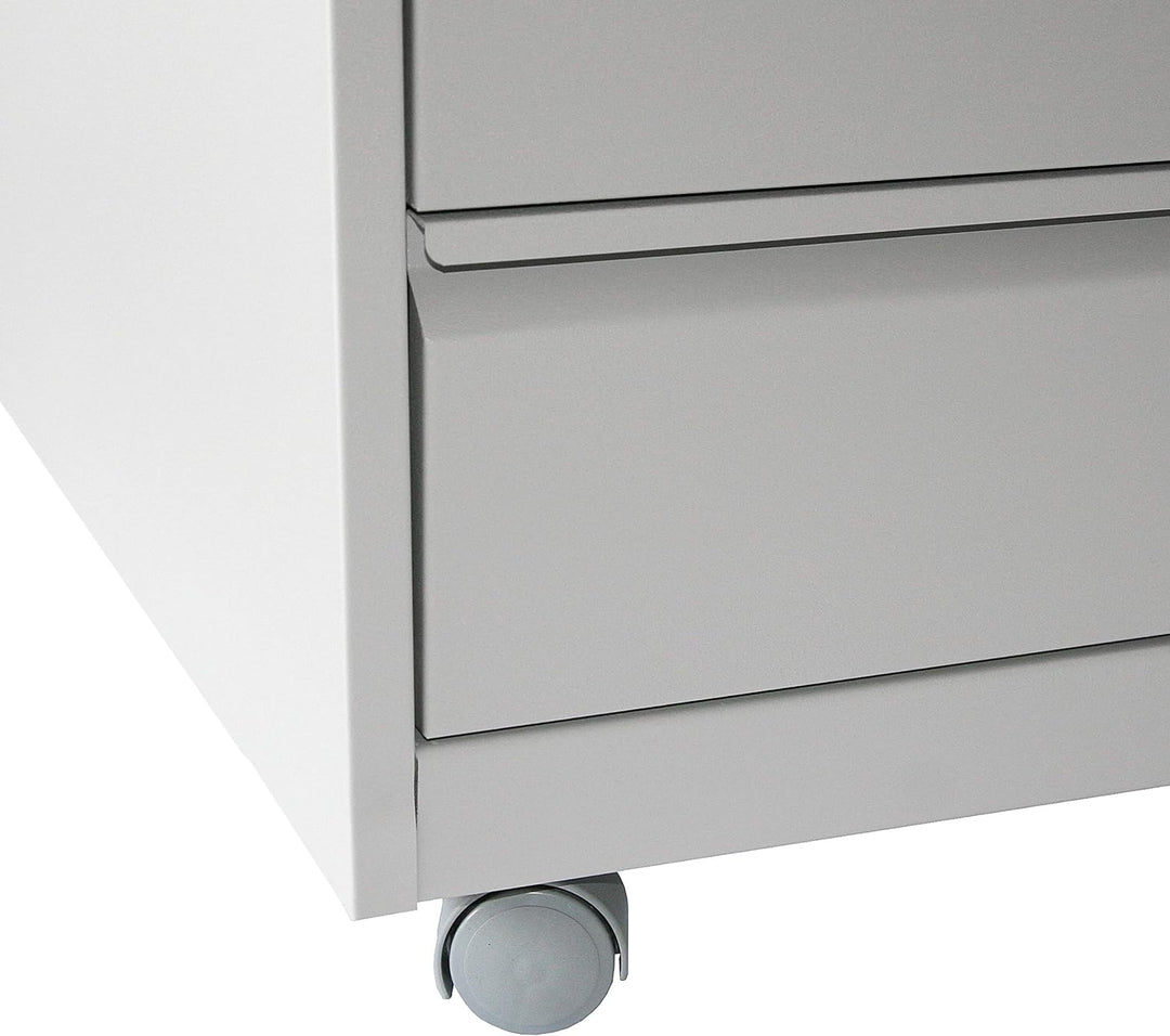 Szagato Rollcontainer Stahl, Professional 3 Schubladen HxBxT: 60x46x60 cm, lichtgrau, Marke (Arbeits