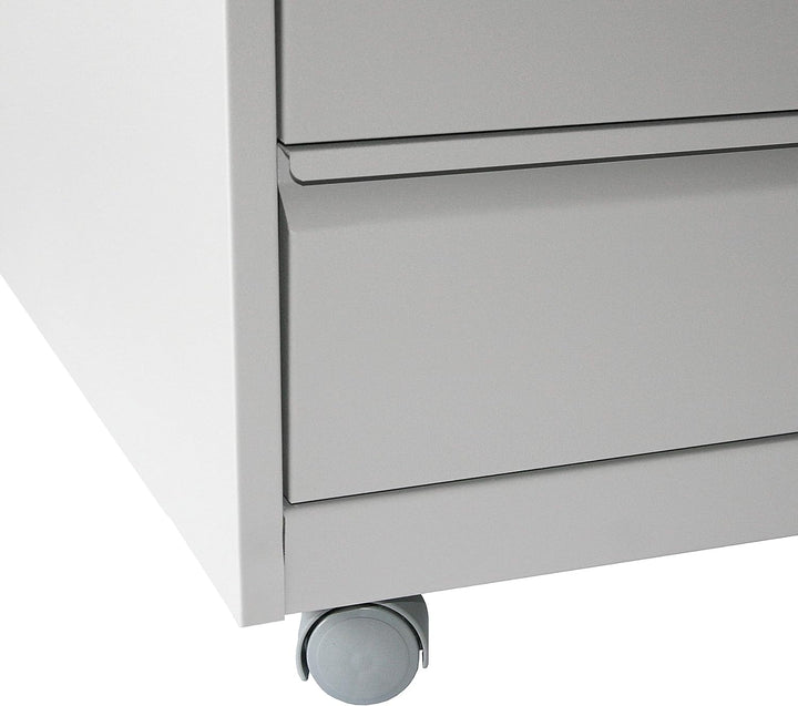Szagato Rollcontainer Stahl, Professional 3 Schubladen HxBxT: 60x46x60 cm, lichtgrau, Marke (Arbeits