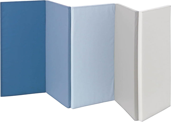 Klappbare Turnmatte | ca. 185 x 76 x 3,2 cm | Tragbare und faltbare Kinder Weichbodenmatte, auch ide