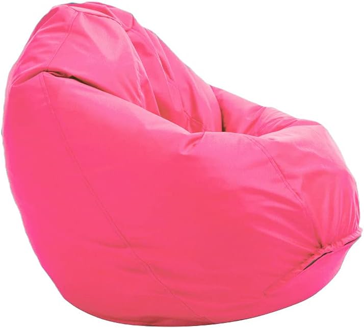 Bruni Classico Sitzsack-Bezug ohne Füllung - Wechselhülle (M, pink) Medium Rosa, Medium Rosa