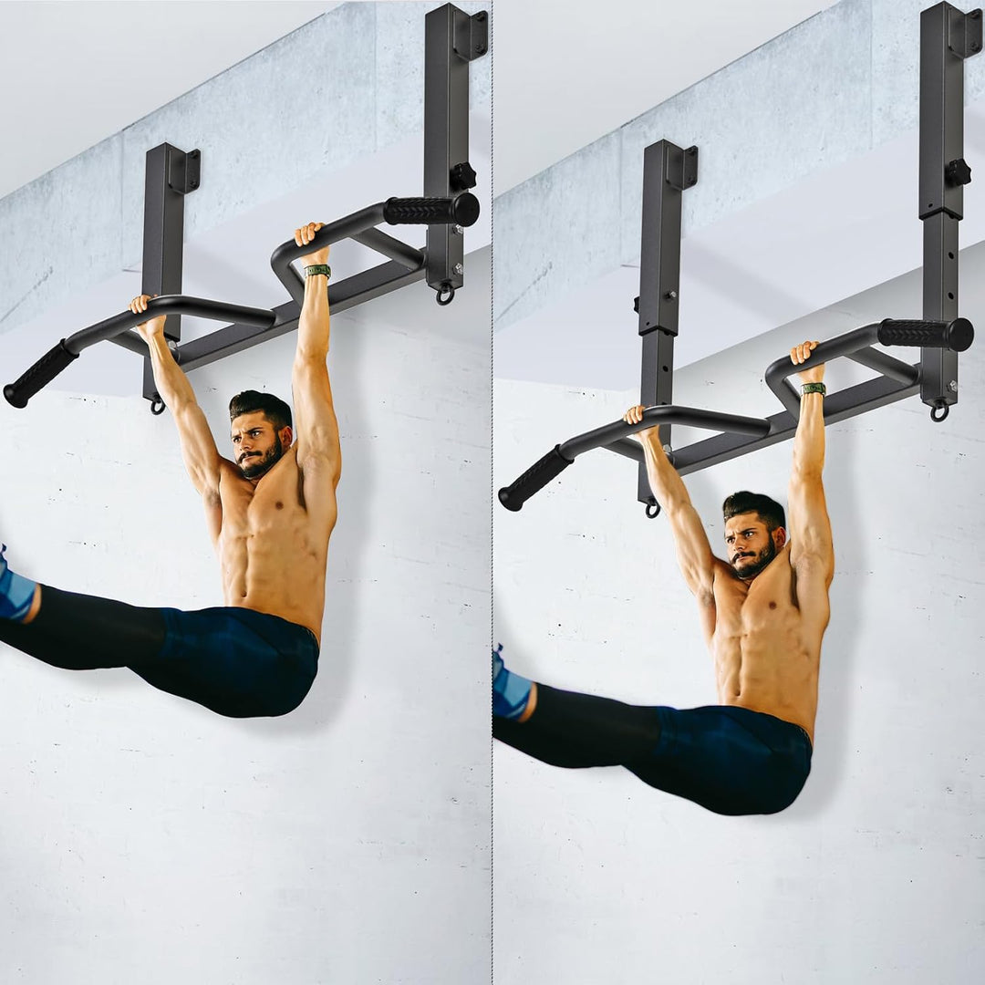 SELEWARE Klimzugststange Wand Klimmzugstange Decke -Pull Up Bar Klimmzugstange zur Deckenmontage, ve