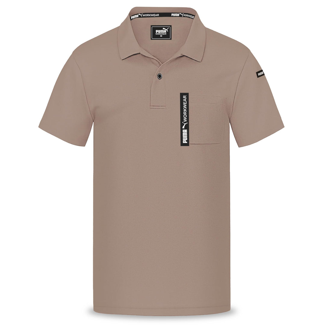 PUMA Workwear Advanced – Poloshirt Herren Kurzarm – Arbeitsshirt mit Brusttasche und Utility Fach an