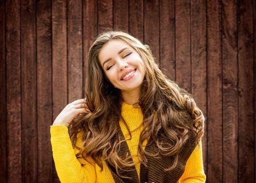 AIIKES 7x5FT Braun Holz Hintergrund Holz Fotografie Hintergrund Neugeborenen Fotografie Hintergrund