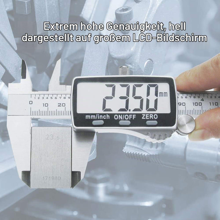 Digitaler Messschieber Schieblehre,Vodlbov 150mm/6 Zoll Hochpräzise Edelstahl schiebelehren digital