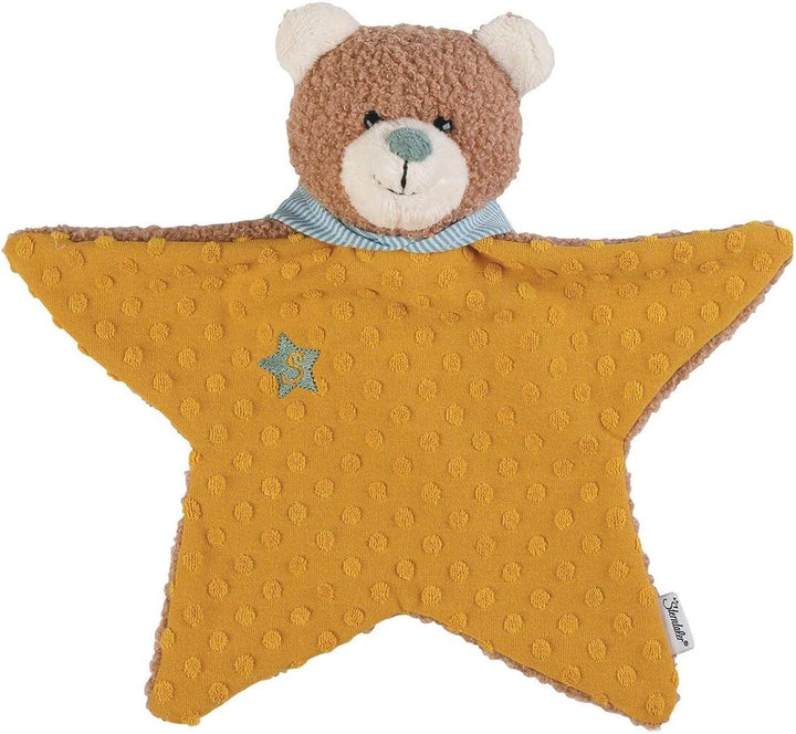 Sterntaler 3212002 Schmusetuch Bär Ben, Für Babys ab dem 1 Monat, Grösse M, 30 x 31 cm, Ben