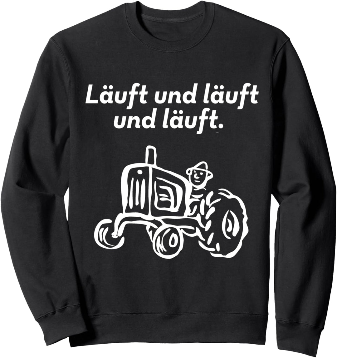 Trecker Landwirt Bauer Landwirtschaft alter Traktor Sweatshirt