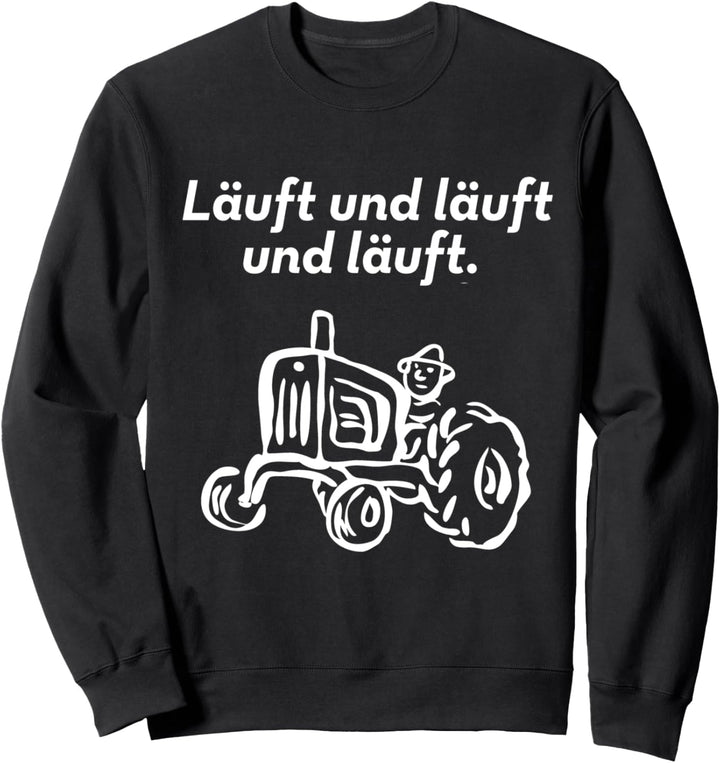 Trecker Landwirt Bauer Landwirtschaft alter Traktor Sweatshirt