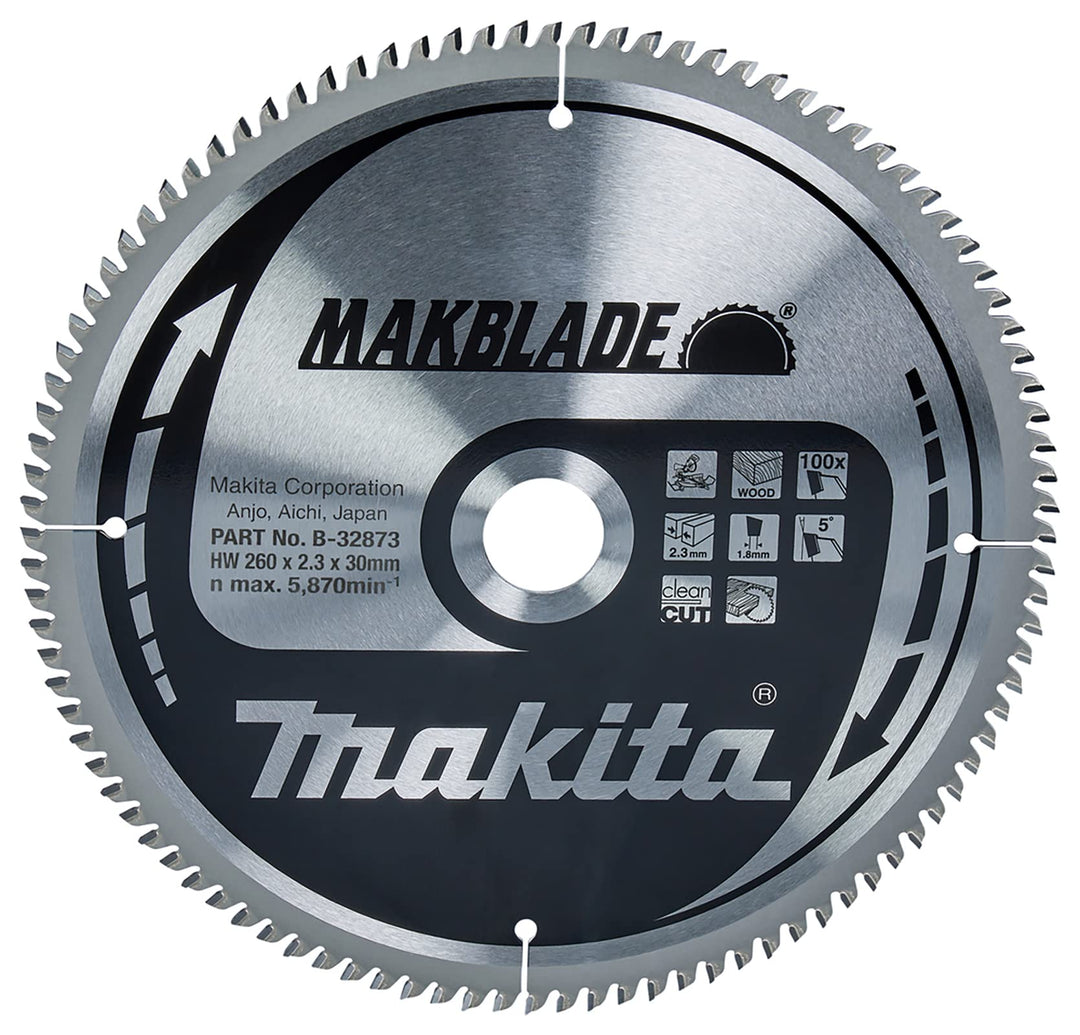 Makita Makblade Saegeblatt, 260 x 30 mm, 100Z, B-32873