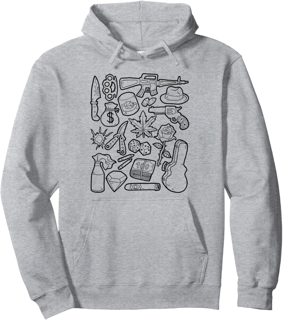 Mafia Crime Gangster Protection Money Drogenverkehr Pullover Hoodie