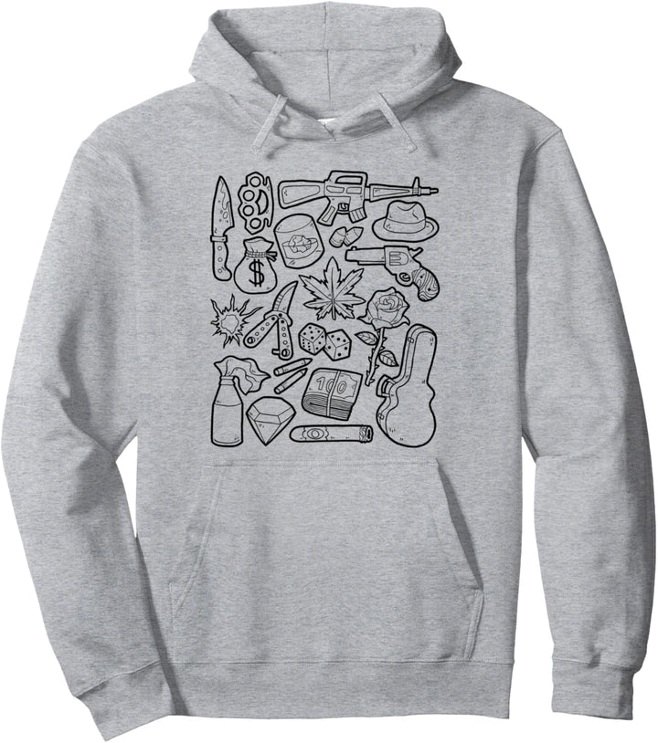 Mafia Crime Gangster Protection Money Drogenverkehr Pullover Hoodie