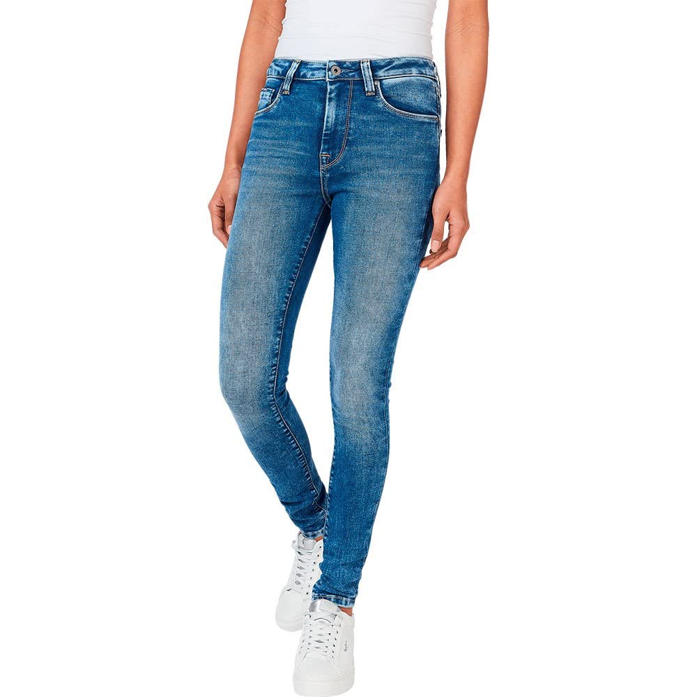 Pepe Jeans Damen Regent Jeans 27W / 30L Blue (Denim-gw4), 27W / 30L Blue (Denim-gw4)