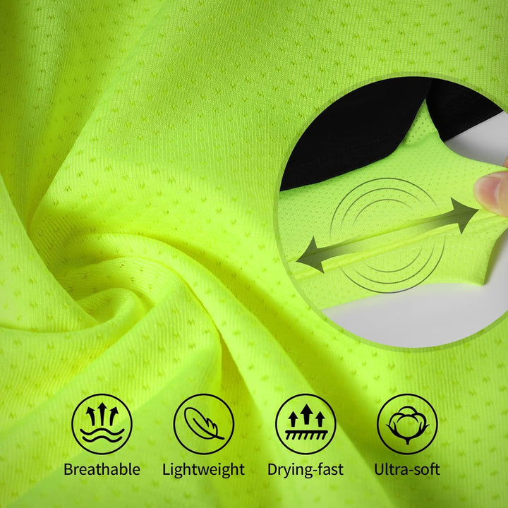 ARSUXEO Laufshorts Herren Laufhosen 2 in 1 Trainingsshorts Kurze Turnhose mit Mesh Liner Reissversch