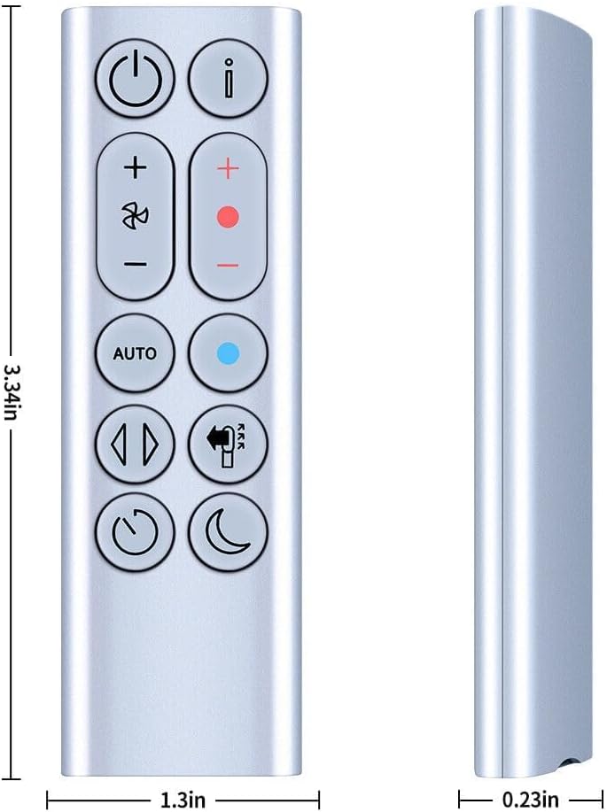 Neu Fan Fernbedienung Kompatibel mit Dyson HP04 HP05 HP06 HP07 HP09 Luftreiniger Heizventilator, Luf