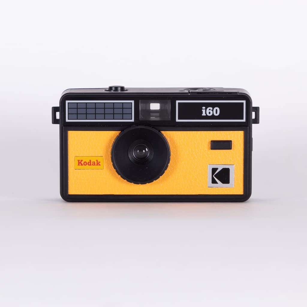 Kodak i60 Wiederverwendbare 35-mm-Filmkamera – Retro-Stil, fokussierfrei, integrierter Blitz, Drücke