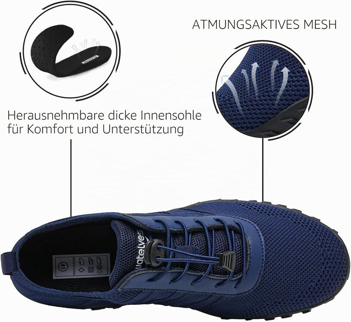 WateLves Badeschuhe Herren Damen Barfussschuhe Wasserschuhe Schwimmschuhe Strandschuhe für Surfen,Ta