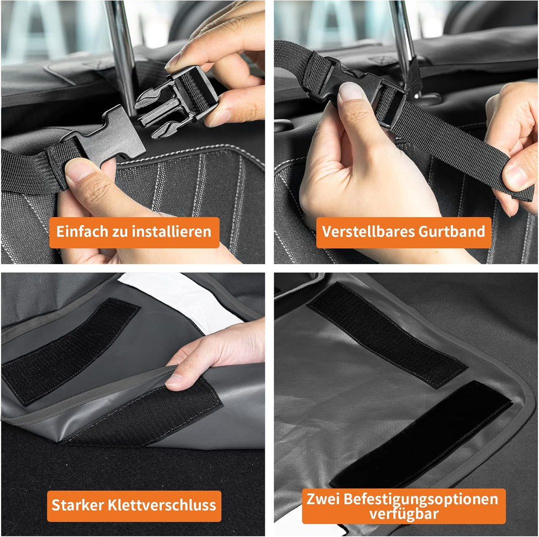 Toozey Universal Kofferraumschutz mit Seitenschutz - Wasserdicht, Reissfestigkeit & Pflegeleicht - K