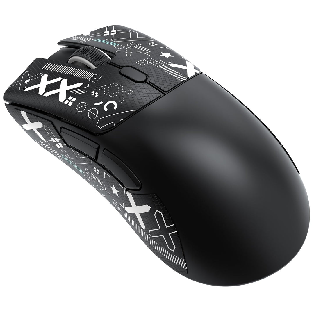 ATTACK SHARK R1 59g Superlight Maus mit Klebeband, PixArt PAW3311 Gaming-Sensor, BT/2,4G kabellose/k