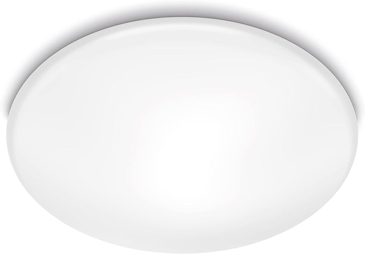 Philips LED Shan Deckenleuchte mit integriertem Bewegungssensor, 12W, Weiss warmweisses Licht (2700K