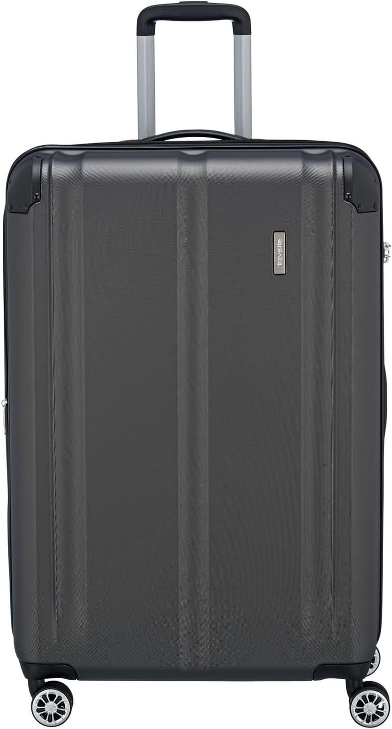 Travelite CITY Kofferset mit 4 Rollen Gr. L/M Anthrazit Koffer-Set (L/M), Anthrazit Koffer-Set (L/M)