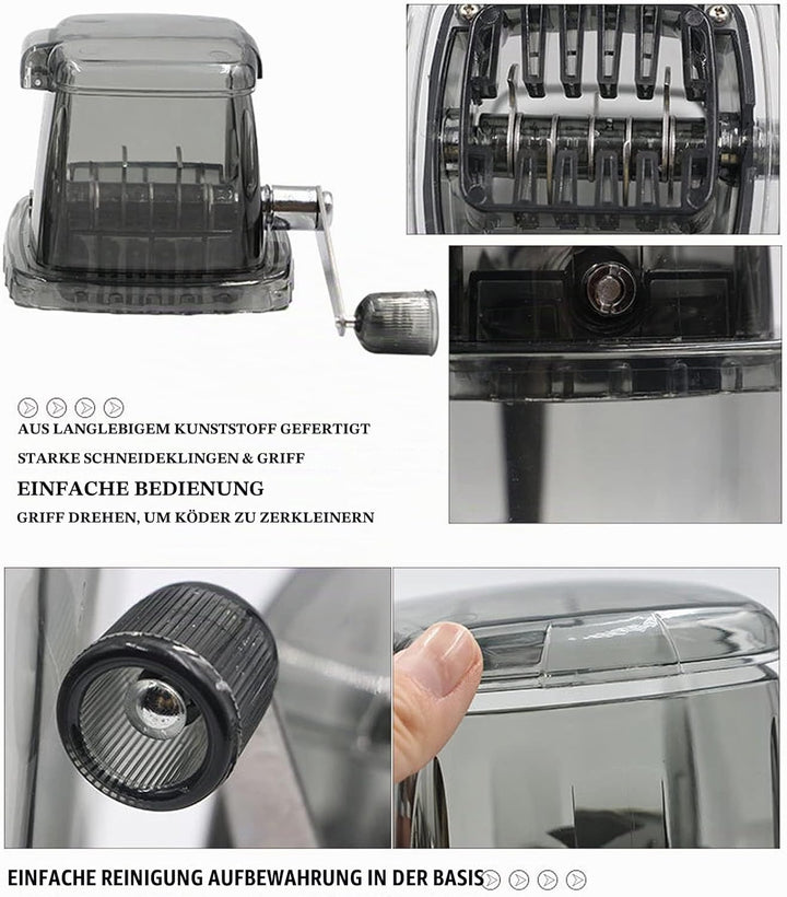 Boilie Eisbrecher, 1,2 L Kapazität, Ergonomischer Griff, ohne Strom, Ice Crusher für Küchen, Bars, C