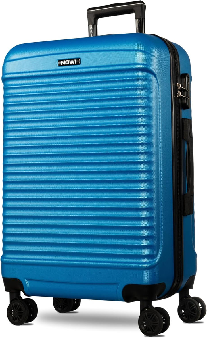 NOWI Las Palmas Koffer L – 59L Ultraleicht-Koffer, Mittelgrosser Hartschalenkoffer mit 8 Rollen 360°