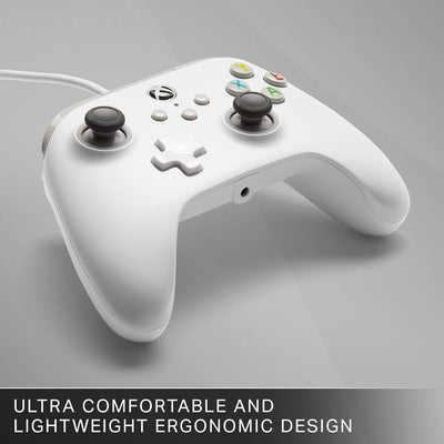 Kabelgebundener PowerA Controller für Xbox Series X|S - Weiss, Weiss