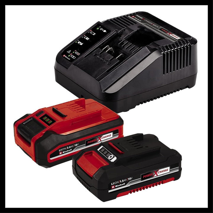 Einhell Maschinen-Set TC-TK 18 Li Kit Power X-Change (Li-Ion, 18 V, Bohrschrauber TC-CD 18/35 Li + W