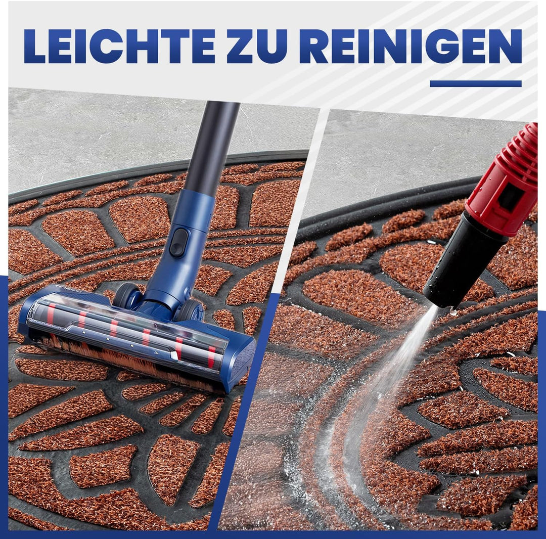 Mibao Fussmatte 60 x 90 cm, rutschfeste Eingangsmatte, strapazierfähige Fussmatte, Schmutzfangmatte