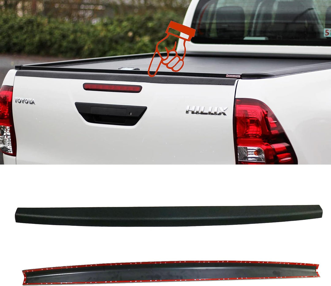 JHCHAN Heckklappenschutz Ladekantenschutz Stossstangenschutz für Toyota Hilux 2015-2020 Invincible G