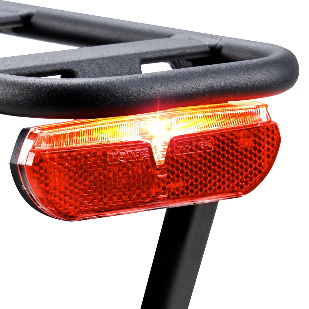Led Fahrrad Rücklicht mit Bremslichtfunktion, USB-C Aufladbar | StVZO Zulassung Fahrradlicht Hinten,