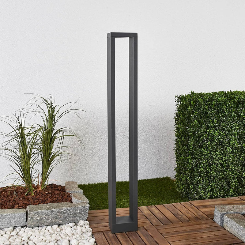 Lucande LED Wegeleuchte 60 cm, Aussenleuchte IP54, Pollerleuchte aussen, Gartenlampe, Aussenleuchte