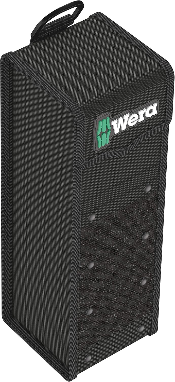 Wera 05004356001 2go 7 Textile Werkzeug Box Schwarz 100 x 105 x 300 mm Single, Single
